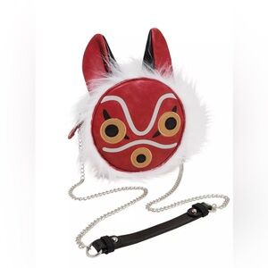 Rare Studio Ghibli Princess Mononoke San Mask Crossbody Bag